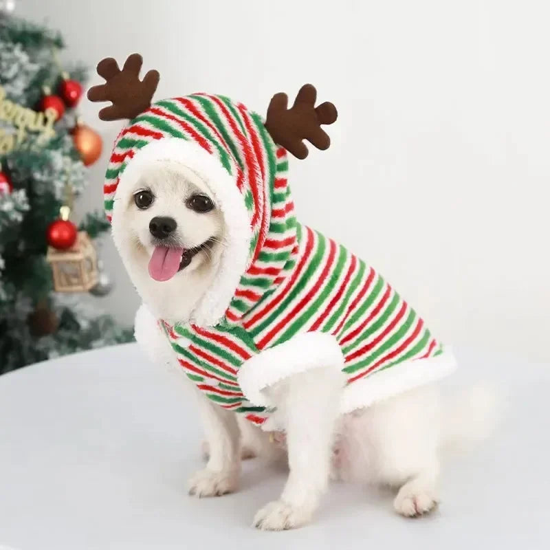 Dog Christmas Clothes – Cozy Winter Coat for Small & Medium Dogs