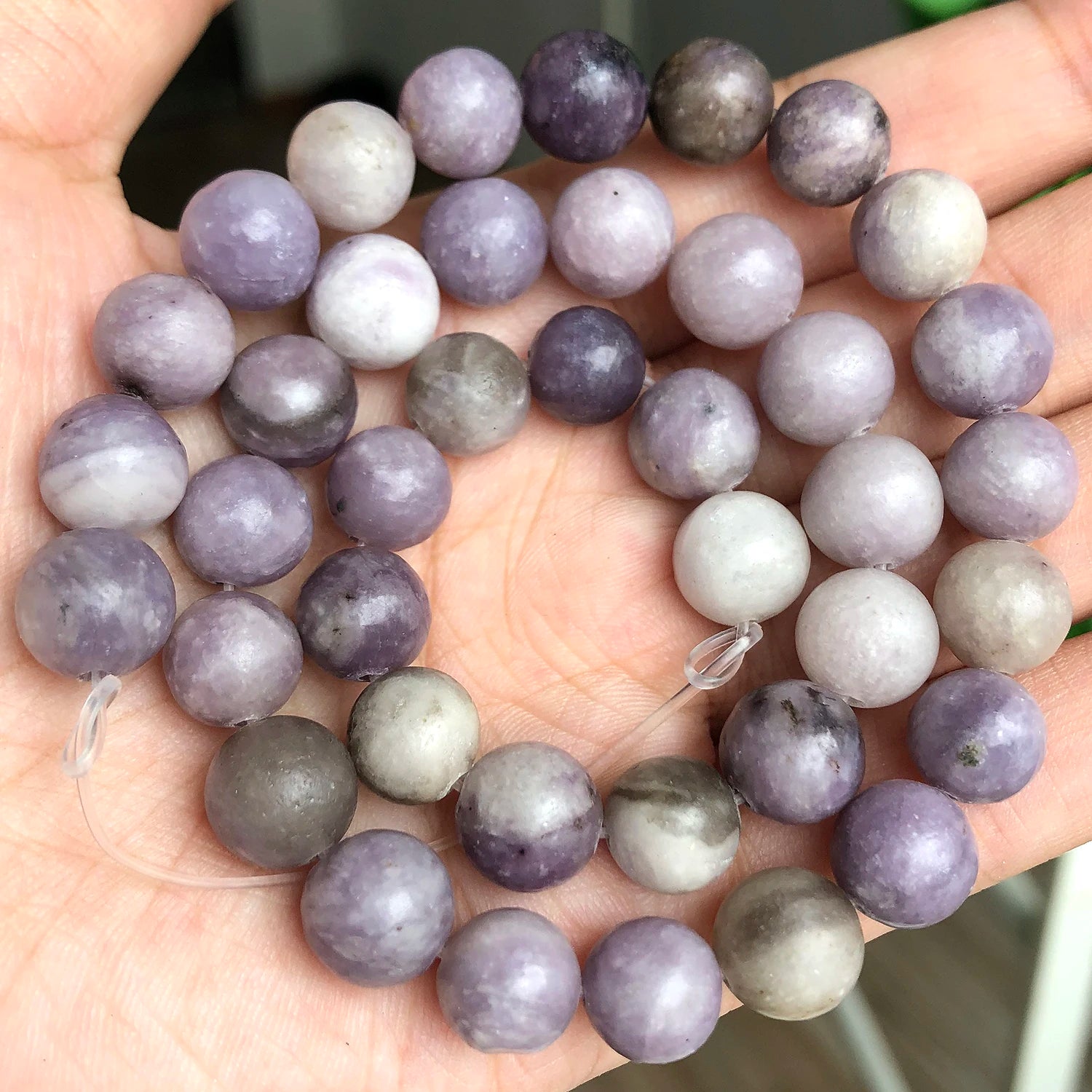 Natural Stone Beads Lapis Lazuli Round Loose Stone Beads For Jewelry Making DIY Bracelet Earrings Accessories 15'' 4/6/8/10/12mm