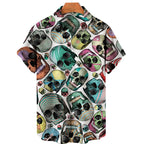 Men's Designer Hawaii Shirts Short Sleeve Collar Top Fashion Streetwear 3d Printed XS-5XL Hiphop Casual Vintage Clothing
