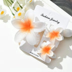 3Pcs/18Pcs Egg Flower Hair Clips Gradient Candy Color Flowers Suitable for Daily Backcombed Ponytail Shark Clip Hair Accessories