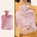 2025Hot Water Bottle with Cover, 2L Hot Water Bag for Bed Warm Neck Shoulder Pain Hand Feet Warmer Menstrual Cramps Hot Compress