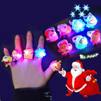 10/20PCS Glowing Ring Toy Kids Gift Birthday Party Favor Gift Friends Guest Giveaways Carnival Christmas Gifts Children Pinata