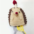 Cartoon Dog Key Case Handwoven Key Organizer Pouch