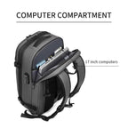 Men Travel Backpack vacuum compression 17 inch Laptop Backpack Business Large Capacity school Backpack Expanded Hiking backpack