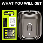 ENCHEN Mini6 2-Direction Flex Heads Electirc Shaver 100% Waterproof Up to 60-Min OF Cordless Shaving With Magnetic Cutter Head