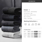 10 Pairs/Lot Men's Bamboo Fiber Socks 2025 New Compression Autumn Long Black Business Casual Man Dress Sock Gift Plus Size 42-45