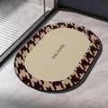 Diatomaceous Earth Bath Mat – Absorbent, Non-Slip Quick-Dry Bathroom & Toilet Floor Rug, Washable Shower Pad
