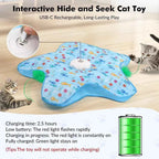 Hide and Seek Cat Toy Interactive Motion Mouse Teaser Play Toy