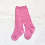 Spainish Children Socks Stripe Boys And Girls Cotton Sock Breathable Knee High Baby Long Socks School Uniform Socks 0-7Years