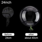 10pcs 8/10/12/16/18/20/24/inch Transparent Bobo Balloon Clear Bubble Balloon For Wedding Birthday Party Decoration Helium Ballon