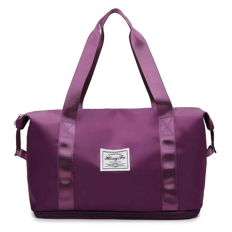UNIXINU Carry On Travel Duffle Bag Nylon Waterproof Sports Gym Tote Bags for Women Large Capacity Storage Luggage Handbag