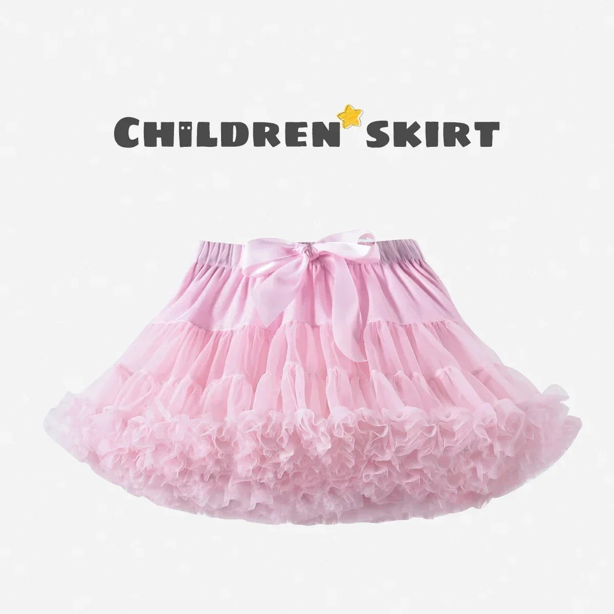 Baby Girls Tutu Fluffy Skirt Toddler Princess Ballet Dance Tulle Mesh Skirt Kids Cake Skirt Cute Girls Clothes Pettiskirt Skirt