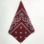1/4/9pcs Men Women Bandana Hairband Cowboy Mens Biker Sports Headwear Wrist Hairwrap Single Sided Head Wrap Scarf Paisley