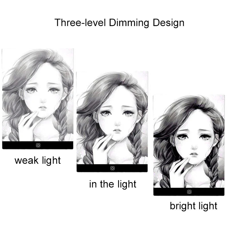 LED Drawing Copy Pad 3-Level Dimmable Light Tracing Board for Kids