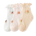 3Pair/lot New Newborn Baby Socks Summer Thin Casual Kids' Baby