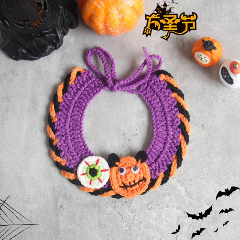 Halloween Cat Collar – Scarf Costume for Pets