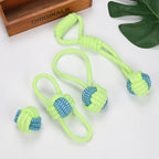 Pet Dog Toys for Large Small Dogs Toy Interactive Cotton Rope Mini Dog Toys Ball for Dogs Accessories Toothbrush Chew Puppy Toy - WTN Essentials 