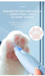 Pet Electric Pushing Scissors Cat Foot Shaver Special Dog Hair Shaver Fader Electric Mute Cat Claw Pedicure Artifact - WTN Essentials 
