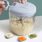 Home Kitchen Manual Ginger Grinder Garlic Mud Splasher Multifunctional Vegetable Cutter Handheld Meat Grinder Modern Minimalist