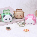 Cute Bread Machine Panda Creative Keychain, Stress-relieving Accessory | Exquisite Keychain | Cartoon Small Gift