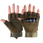 Outdoor  Fingerless Gloves Hard Knuckle Paintball Airsoft Hunting Combat Riding Hiking  Half Finger Gloves