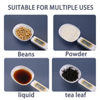 LCD Digital Measuring Spoon – Electronic Kitchen Scale for Baking & Coffee