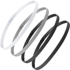 4PCS Unisex Sports Thin Headband Non-Slip Elastic Women Men Yoga Hair Bands Sweatband Football Running Biking Sports Hairband