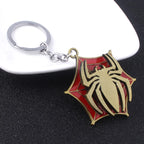 Movie Rotatable Spider Blade Keychain Creative Spider Keyring Cosplay Props Handsome for  Men Women Backpack Jewelry