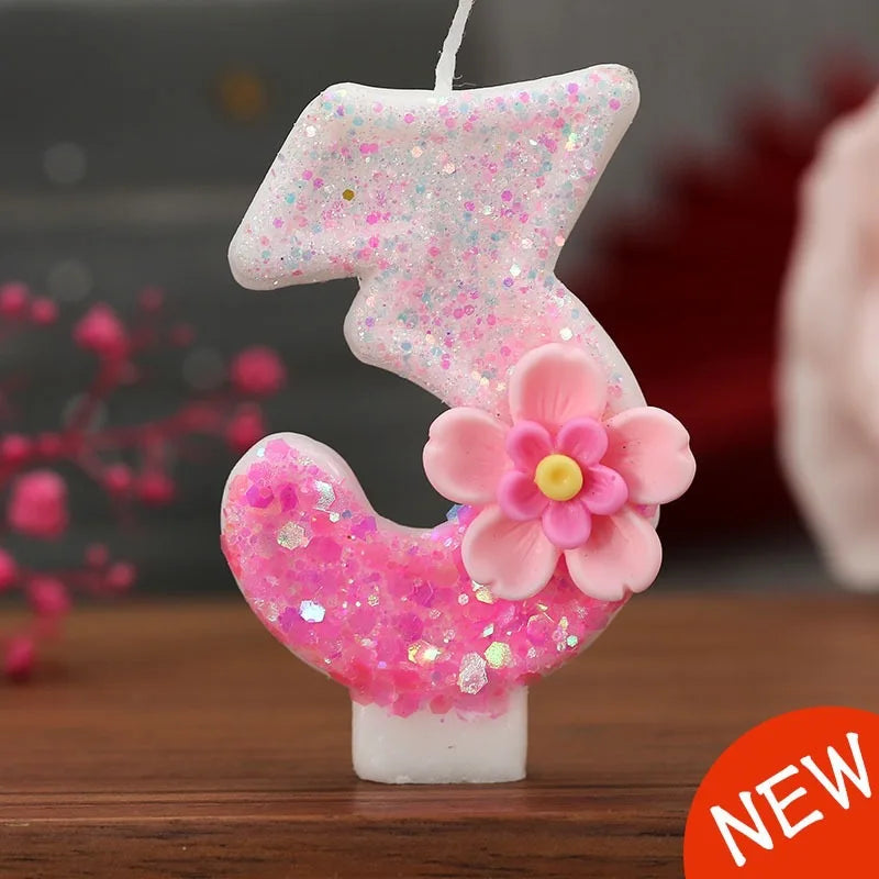 Creative digital candle birthday cake decoration daily necessities birthday candle