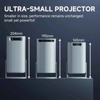 P30PRO Android 14 Smart Mini Projector WiFi6 BT 5.0 Supports 4K 1280 * 720P Supports Screen Mirroring Home Theater Projector