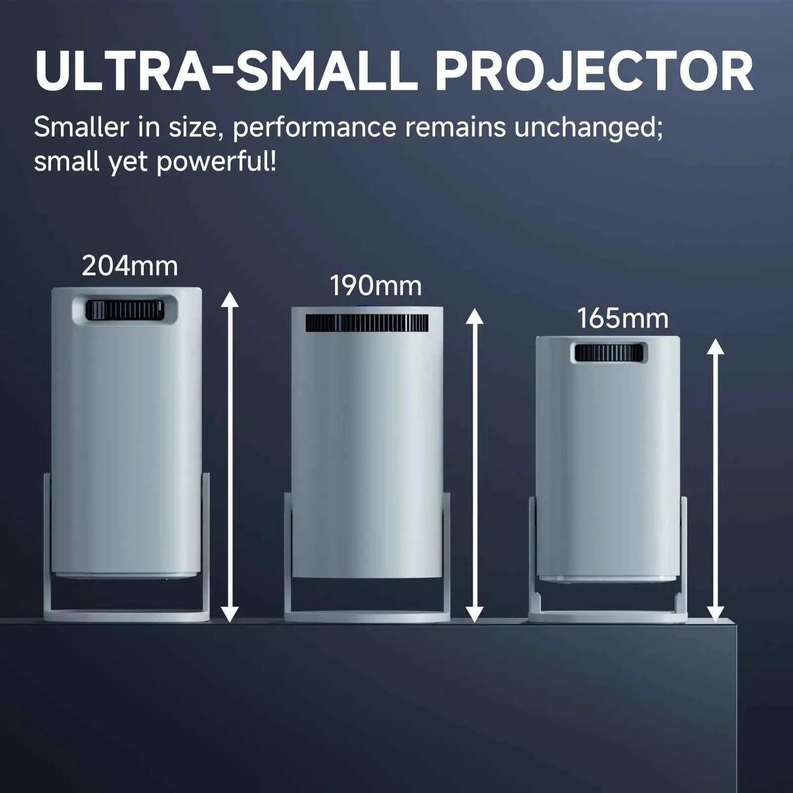 P30PRO Android 14 Smart Mini Projector WiFi6 BT 5.0 Supports 4K 1280 * 720P Supports Screen Mirroring Home Theater Projector
