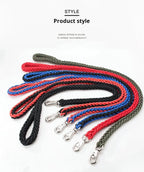 Durable Braided Rope Dog Leash for Strong Pullers