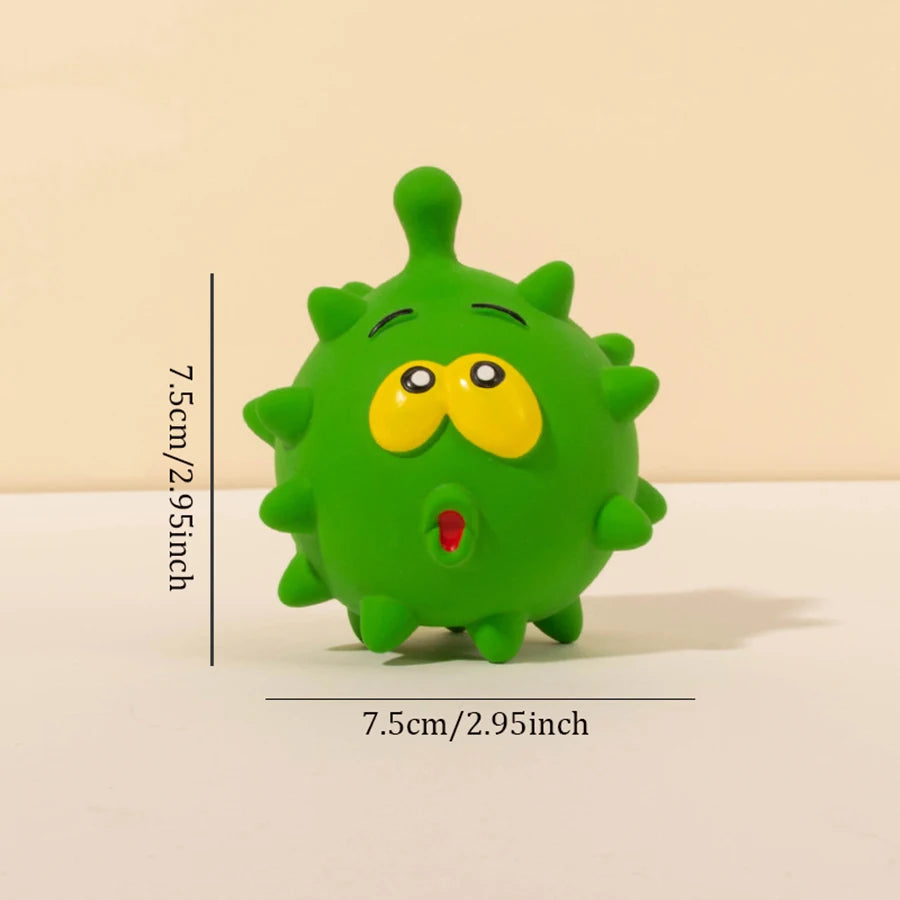 Squeaky Thorn Dog Chew Toy – Bite Resistant & Tooth Cleaning