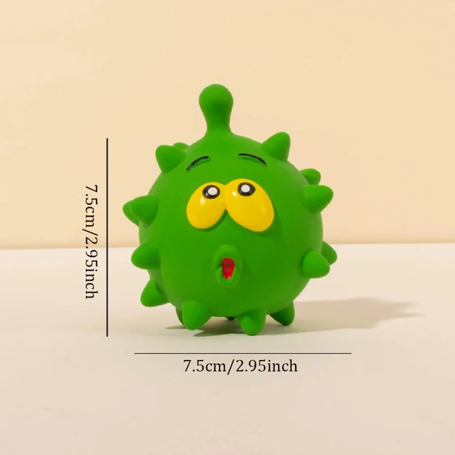 Squeaky Dog Chew Toy for Interactive Teeth Cleaning and Play