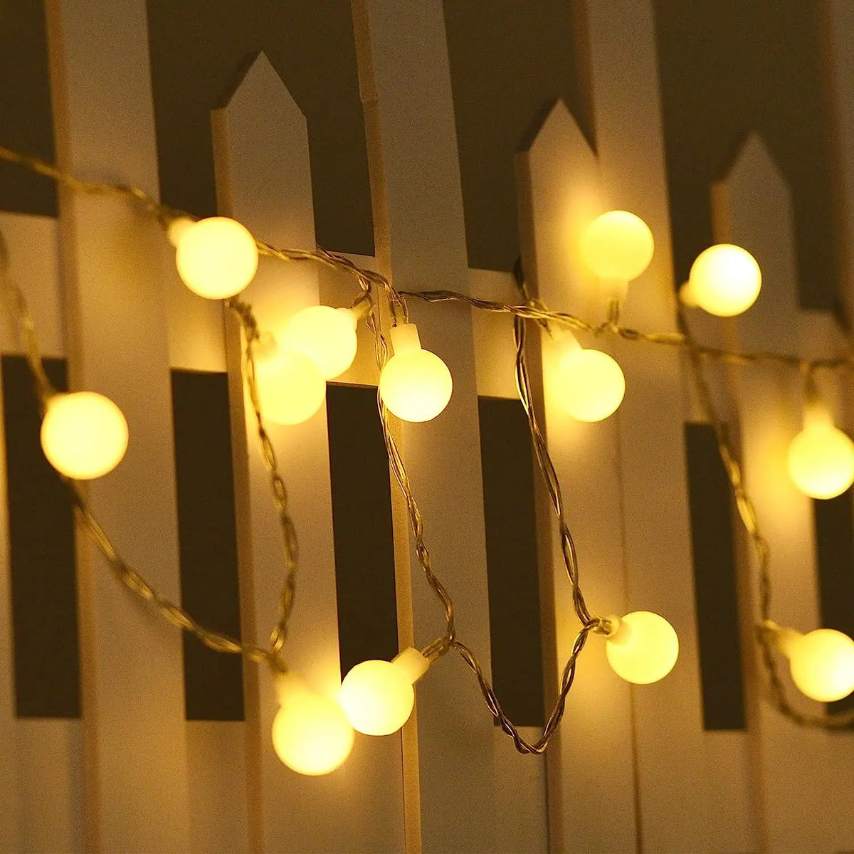 Led Ball String Lights USB/Battery Operated String Lights Outdoor Globe Fairy Light for Wedding Halloween Garden Christmas Decor