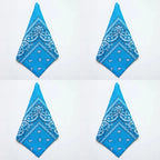 1/4/9pcs Men Women Bandana Hairband Cowboy Mens Biker Sports Headwear Wrist Hairwrap Single Sided Head Wrap Scarf Paisley
