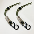1pcs/2pcs/6pcs Hand Woven Umbrella Rope Outdoor Keychain Wrist Rope Outdoor External Buckle Car Key Hanging Rope