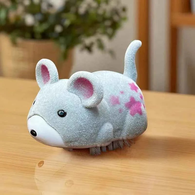 Interactive Cat Toy Electric Cat Toy Mouse Interactive Electric Hamster Cat Toy Self-Moving Obstacles Avoid