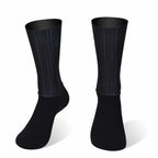 Aero Cycling Summer Anti Socks Whiteline Slip Silicone Socks Men Bicycle Sport Running Bike Socks Calcetines Ciclismo