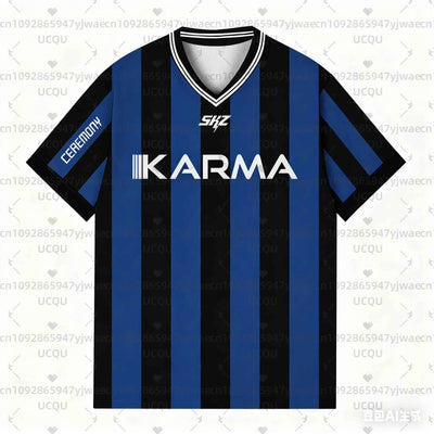 Adult Women's Men's Boys' Casual Sporty KARMA Ceremony 3D Print Graphic T-Shirt Girl Tee Outdoor Sports T-shirt