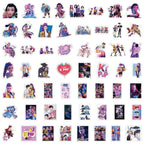 55Pcs Anime KPop Demon Hunters Stickers Demon Hunters Tiger DIY Stickers Scrapbooking Phone Luggage Skateboard Waterproof Decal