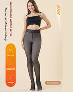 80g-300g Winter Women's Seamless Pantyhose Sexy Thermal Translucent Stockings High Elasticity Warm Legging Tights Female