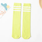 About 28 cm Knee High Socks Kids Boys Girls Socks for School Uniform Children White Socks Student Black  toddler girl socks