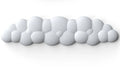 Mouse pad with wrist rest keyboard cloud anti-slip desktop office gamer mouse wrist rest Ergonomic keyboard mouse pad wrist rest