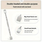 1Pcs Double-Ended Blackhead Remover: Facial Pore Cleanser, Exfoliator, and Massage Tool for Smooth Skin