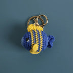 Ocean Animal Crochet Keychain Tropical Fish Bag Charm