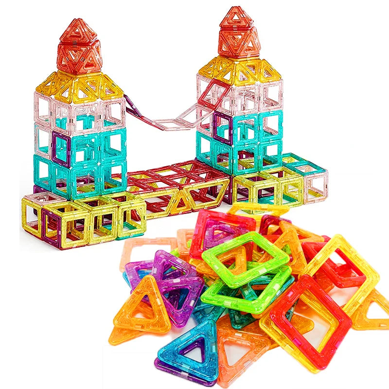 Magnetic Building Blocks DIY STEM Construction Set for Kids
