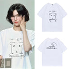 Women's Cute Slim Round Neck T-shirt, Funny Harajuku Graphic Short Sleeve, Summer Casual Daily Commute Comfort Top