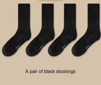 1pairs Socks Men's cotton deodorant winter towel bottom with velvet mid-tube white stockings thickened sports basketball socks