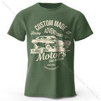 Men's Vintage Motors Graphic T-Shirt – Oversized Cotton Streetwear Tee